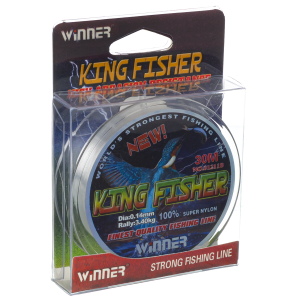 Леска Winner KingFisher NEW 30m. 0,14mm Леска Winner KingFisher NEW 30m. 0,14mm