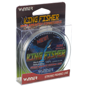 Волосінь Winner KingFisher NEW 30m. 0,20mm Волосінь Winner KingFisher NEW 30m. 0,20mm