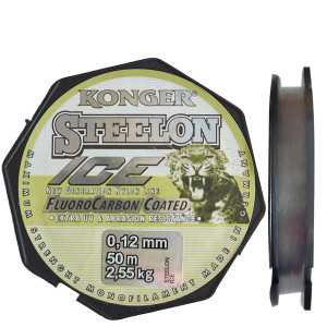 Леска Konger Steelon Fluorocarbon Coated 0,12mm 50m Леска Konger Steelon Fluorocarbon Coated 0,12mm 50m