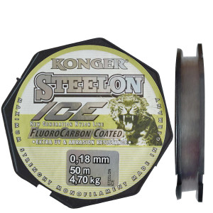 Леска Konger Steelon Fluorocarbon Coated 0,18mm 50m Леска Konger Steelon Fluorocarbon Coated 0,18mm 50m