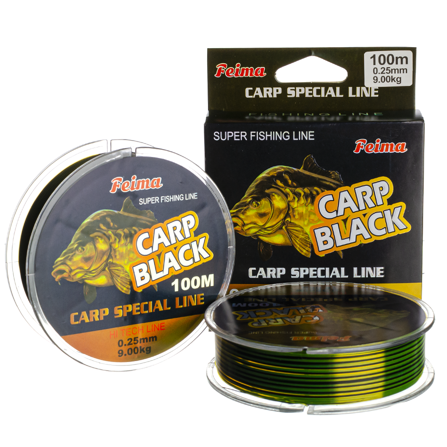 Волосінь проста Carp Black 0.25mm 100m