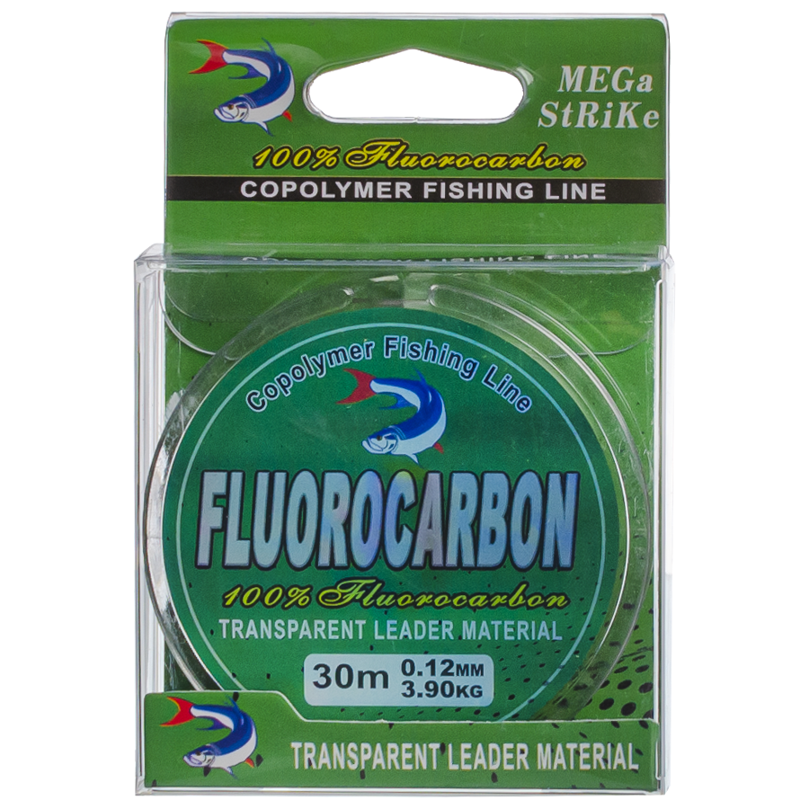 Волосінь Megastrike Fluorocarbon 0.12mm 30m