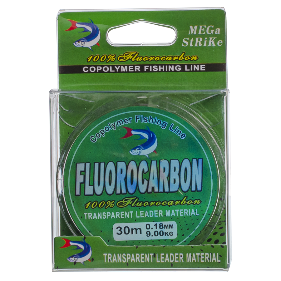 Волосінь Megastrike Fluorocarbon 0.18mm 30m