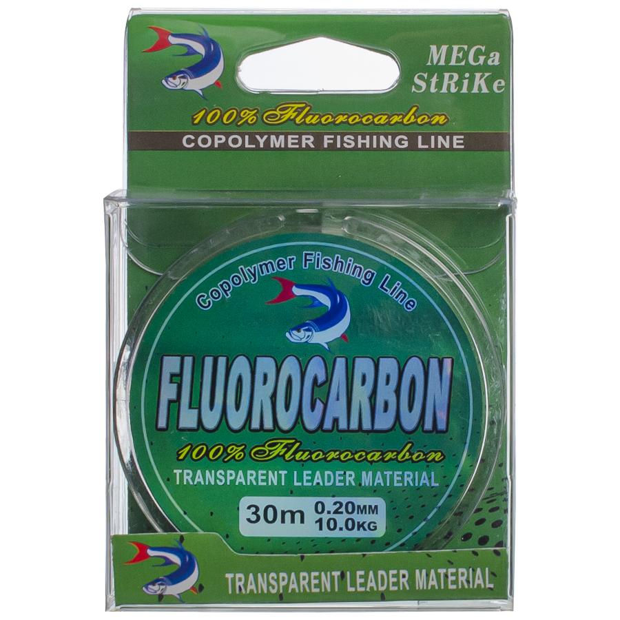 Волосінь Megastrike Fluorocarbon 0.20mm 30m