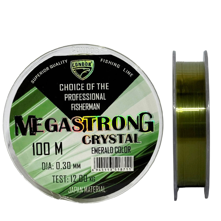 Волосінь Condor Megastrong Crystal 100m 0.30mm Волосінь Condor Megastrong Crystal 100m 0.30mm