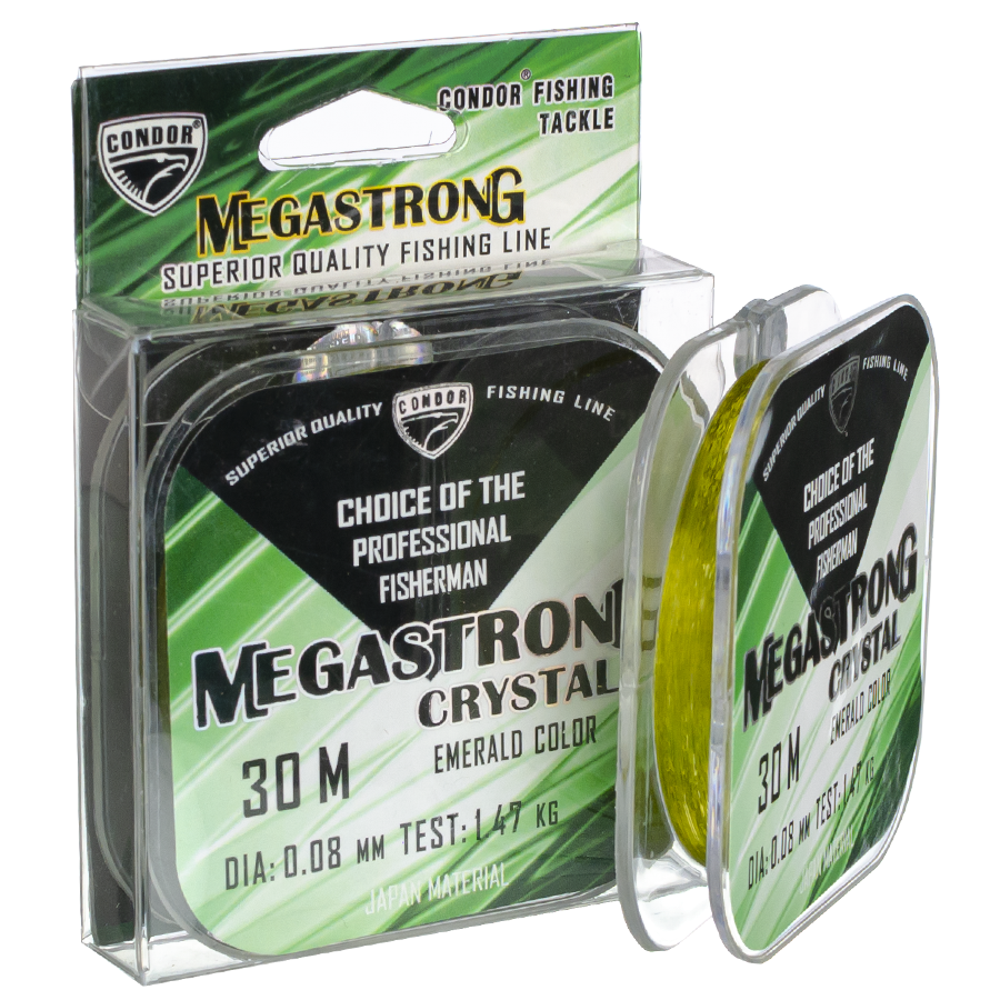 Волосінь Condor Megastrong Crystal 30m 0.08mm Волосінь Condor Megastrong Crystal 30m 0.08mm