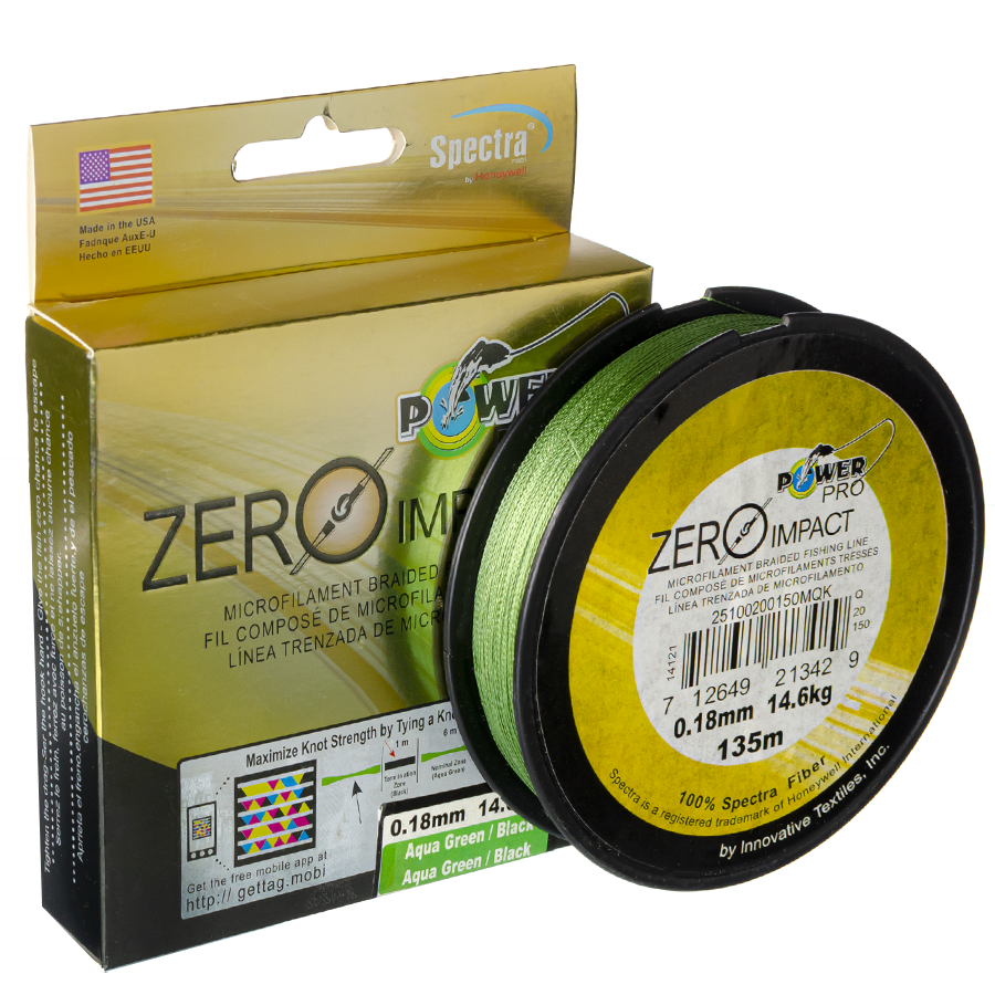 Шнур плетений Power Pro Zero Impact 0,18mm 135m