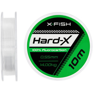 Флюорокарбон X-Fish Hard-X 10m 0,55mm 14,00kg Флюорокарбон X-Fish Hard-X 10m 0,55mm 14,00kg