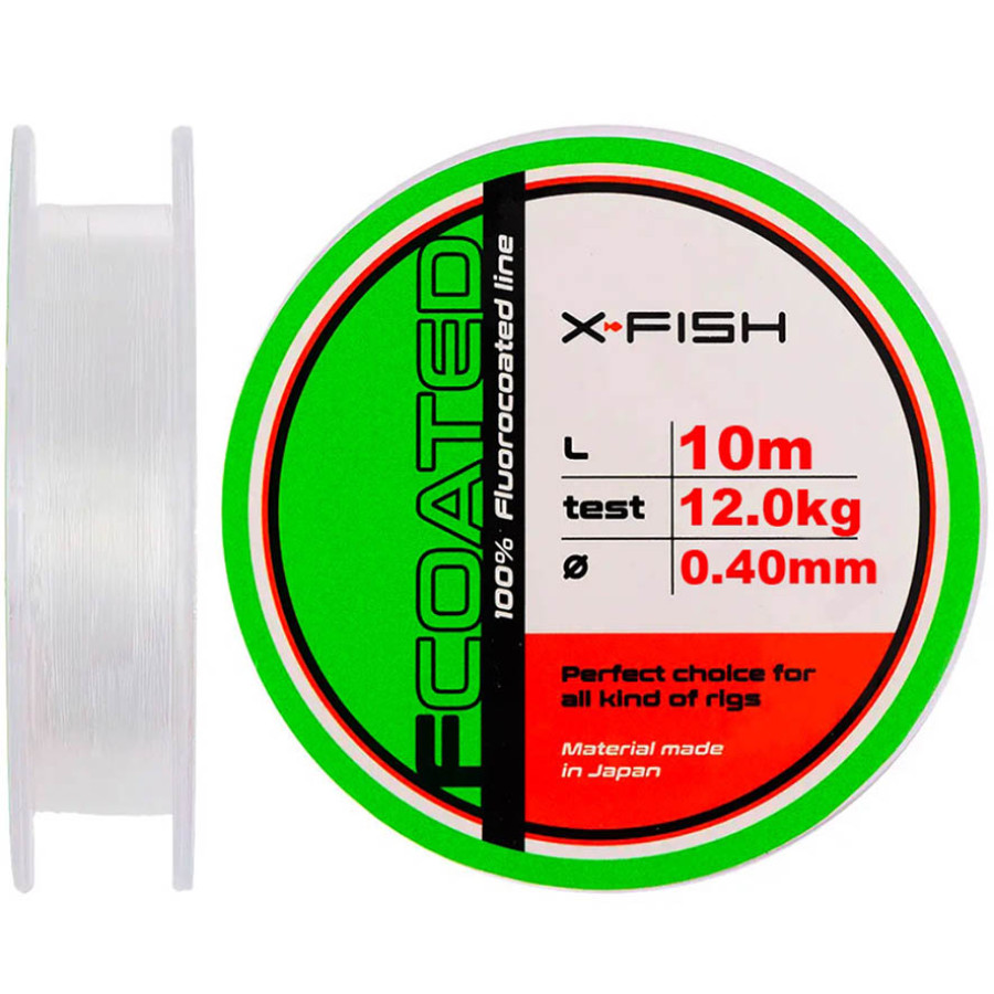 Флюорокарбон X-Fish FCoated 10m 0.40mm 12,0kg