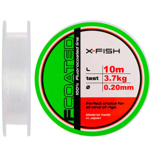 Флюорокарбон X-Fish FCoated 10m 0.20mm 3,7kg