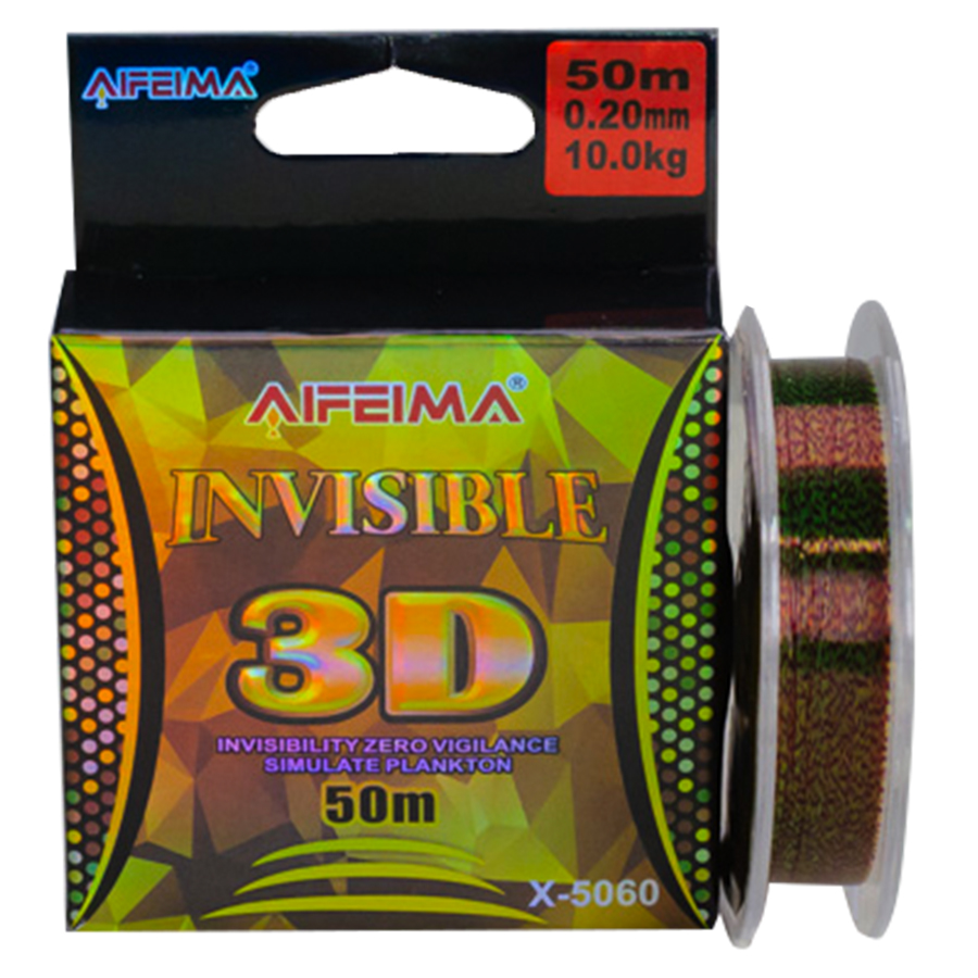 Леска 3D Feima Invisible 50m, 10.0kg 0.20mm