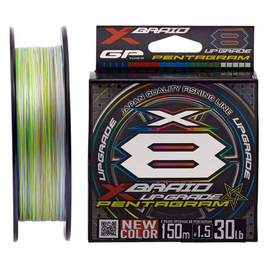 Шнур YGK X-Braid Upgrade X8 Pentagram 200m #1.5/0.205mm 30lb/13.5kg