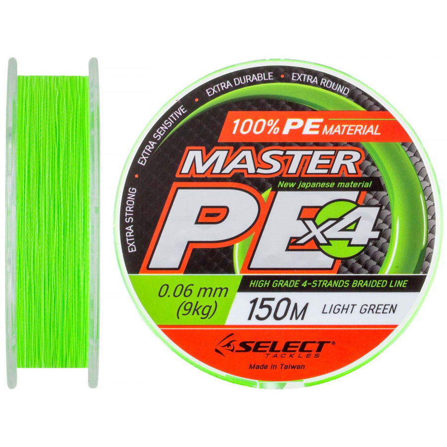 Шнур Select Master PE 150m 0.06mm 9kg