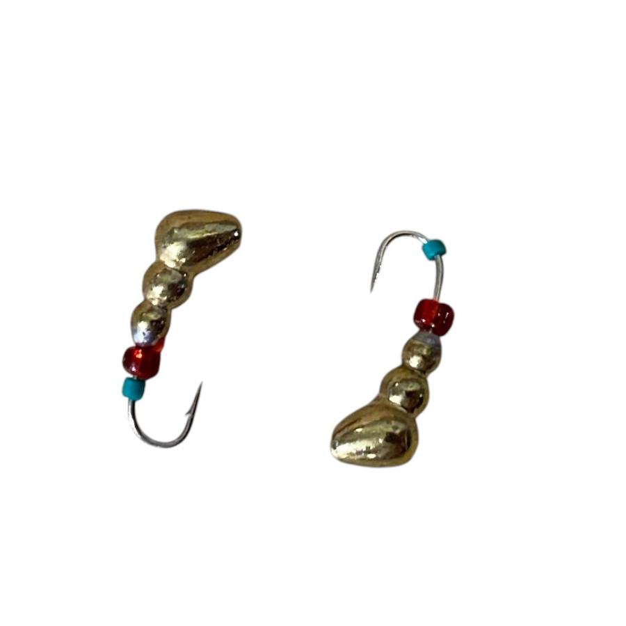 Блешня вольфрам мураха з отвором кр.№ 16 0,8g Золото