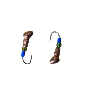 Мормышка вольфрам муравей с отверствием кр.№ 20 0,2g Бронза Мормышка вольфрам муравей с отверствием кр.№ 20 0,2g Бронза