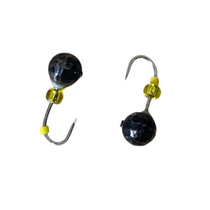 Мормышка вольфрам Гр. Шарик с отверствием кр. № 16 4mm 0,6g Black