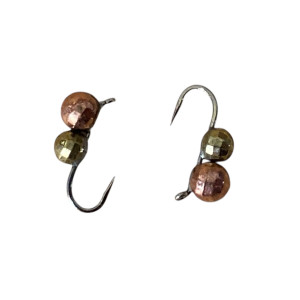 Мормышка вольфрам Мур-мелк.грань с ушком кр.№ 18 0,4g Cuper+Gold Мормышка вольфрам Мур-мелк.грань с ушком кр.№ 18 0,4g Cuper+Gold