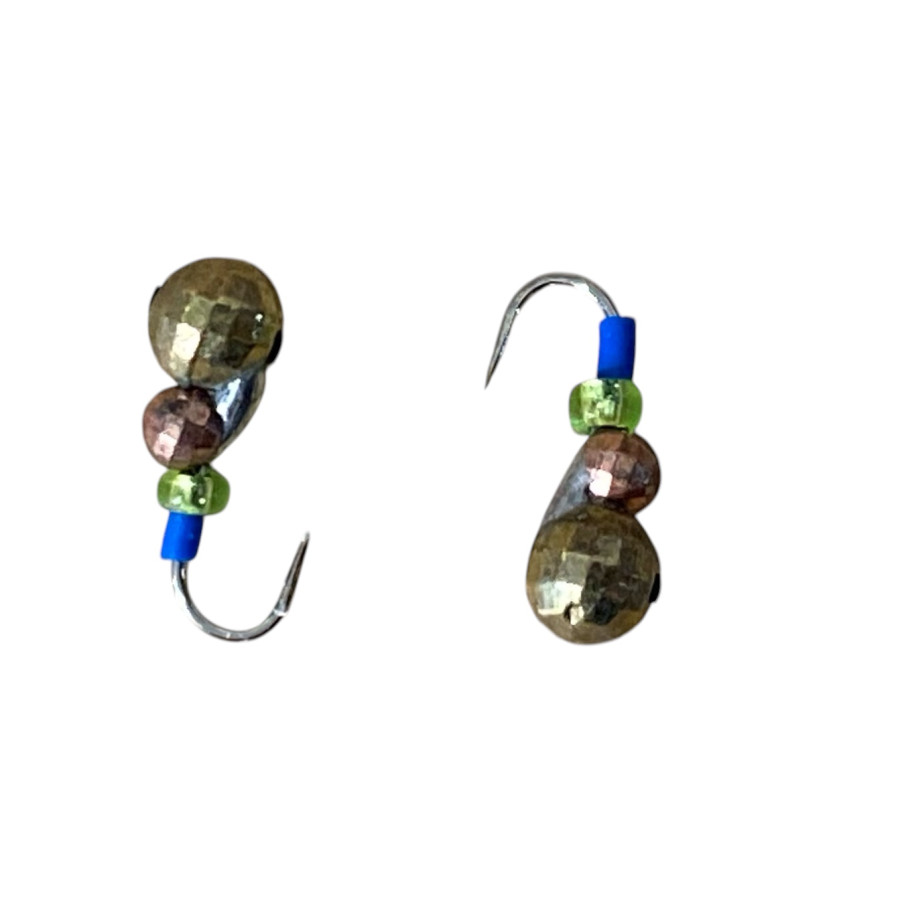 Мормишка вольфрам Мураха гранована, гачок №16 0,7g Gold+Cuper