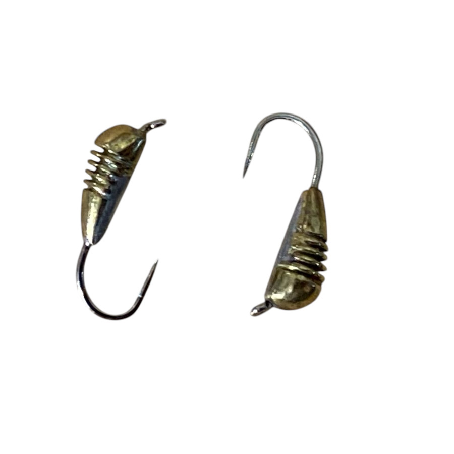 Блешня вольфрам Банан з насічками кр. № 14 0,9g Золото