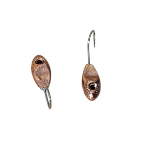 Мормышка вольфрам Семечка кр.№18 5шт 0,2g Бронза Мормышка вольфрам Семечка кр.№18 5шт 0,2g Бронза