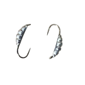 Мормышка вольфрам Личинка кр.№ 16 0,2g Серебро Мормышка вольфрам Личинка кр.№ 16 0,2g Серебро