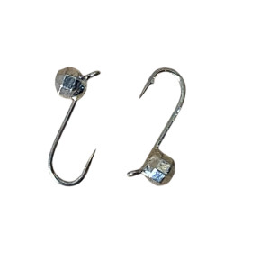 Мормышка вольфрам Гр. Шарик с ушком кр. № 18   0,2g Серебро