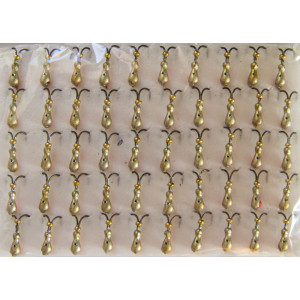 Мормышка литая Парус коза "Gold" (50шт\уп)