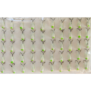 Мормышка литая Парус коза "White" (50шт\уп)