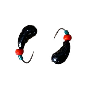 Мормышка литая "Личинка большая" 0,3g (25шт\уп) Мормышка литая "Личинка большая" 0,3g (25шт\уп)