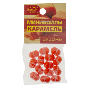 Міні-Бойли тонущі Dolphin 6X10mm "карамель"