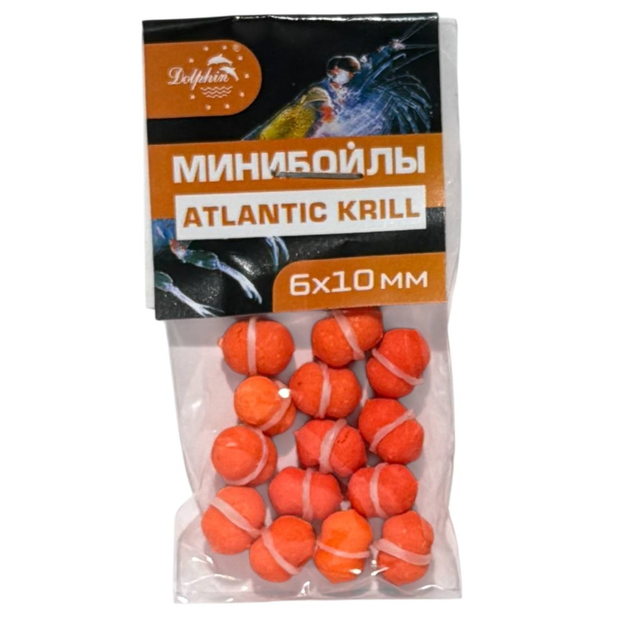 Міні-бойли тонущі Dolphin 6X10mm "атлантичний криль"