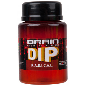 Діп для бойлів Brain F1 RADICAL (копчені сосиски) 100ml Діп для бойлів Brain F1 RADICAL (копчені сосиски) 100ml