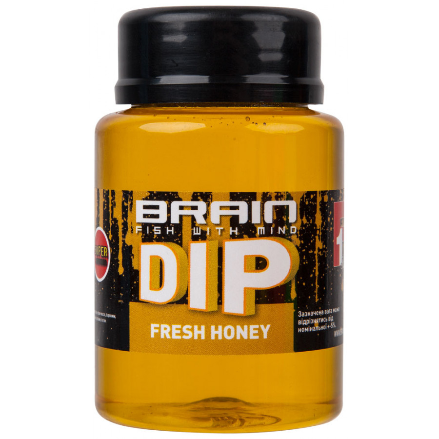 Діп для бойлів Brain F1 Fresh Honey (мед з м'ятою) 100ml Діп для бойлів Brain F1 Fresh Honey (мед з м'ятою) 100ml