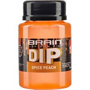 Діп для бойлів Brain F1 Spice Peach (персик / спеції) 100ml Діп для бойлів Brain F1 Spice Peach (персик / спеції) 100ml