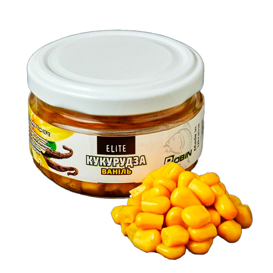 Кукуруза концерв. ELITE ROBIN Ваниль 125ml