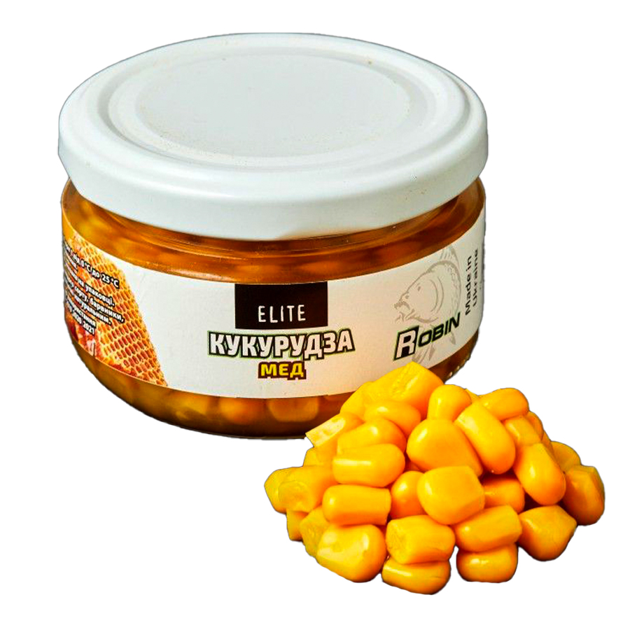 Кукуруза концерв. ELITE ROBIN Мёд 125ml