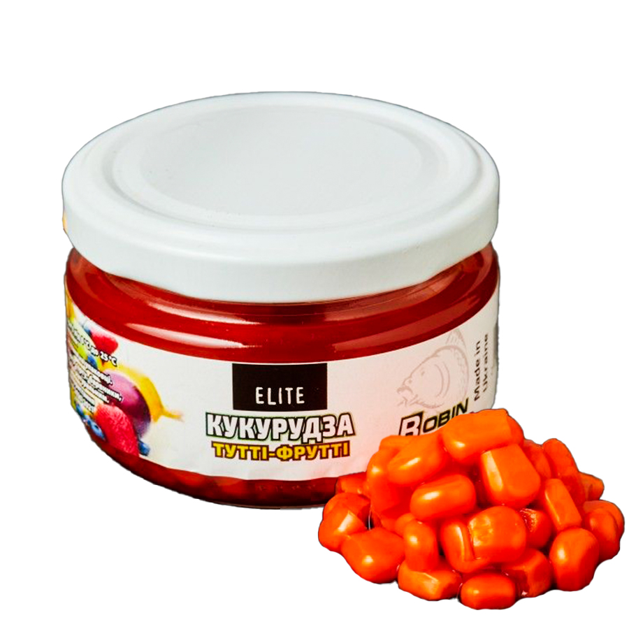 Кукуруза концерв. ELITE ROBIN Тутти-Фрутти 125ml