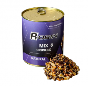 MIX-6 зерен подріблений ROBIN 900ml ж/б Натур