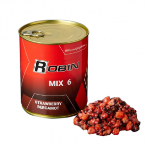 MIX-6 зерен ROBIN 900 ml. ж/б Клубника Бергамот