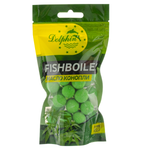 Бойли тонущі Dolphin 16mm Масло конопель 100g