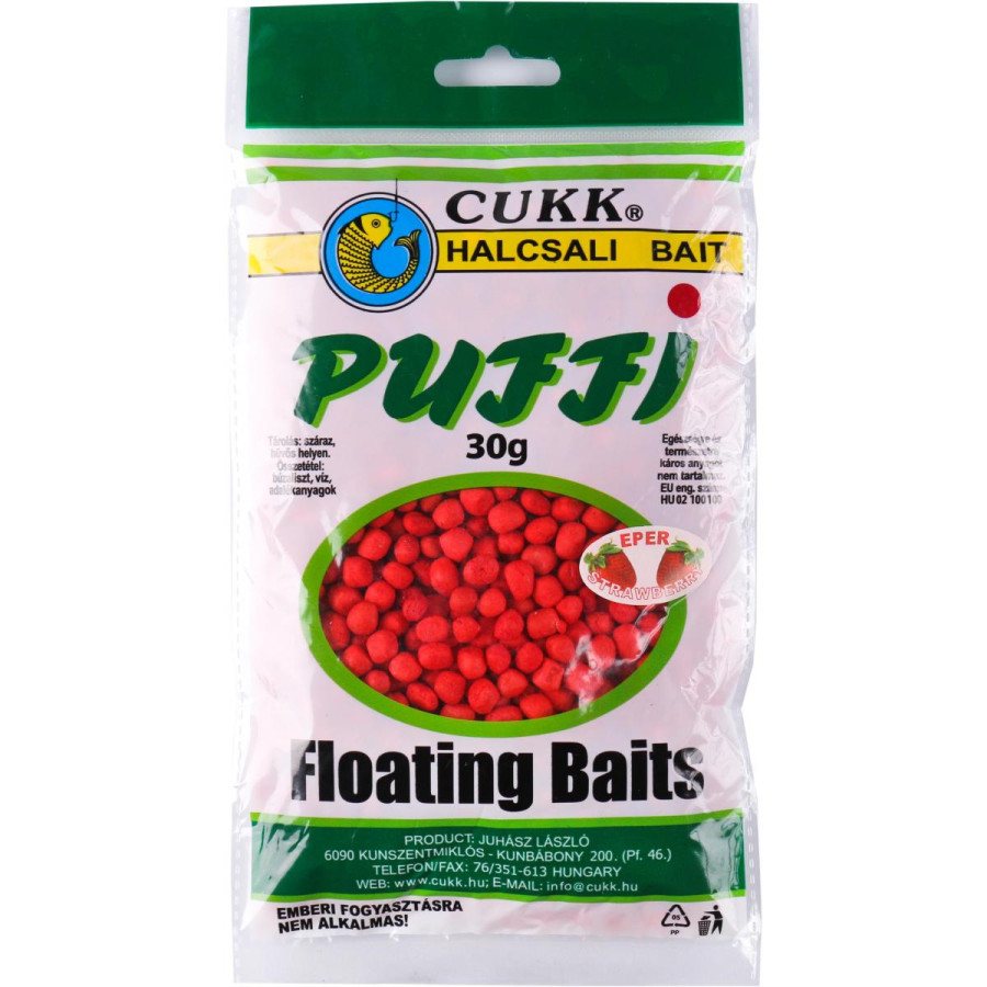 Повітряне тісто CUKK PUFFI ПОЛУНИЦЯ MINI 30g