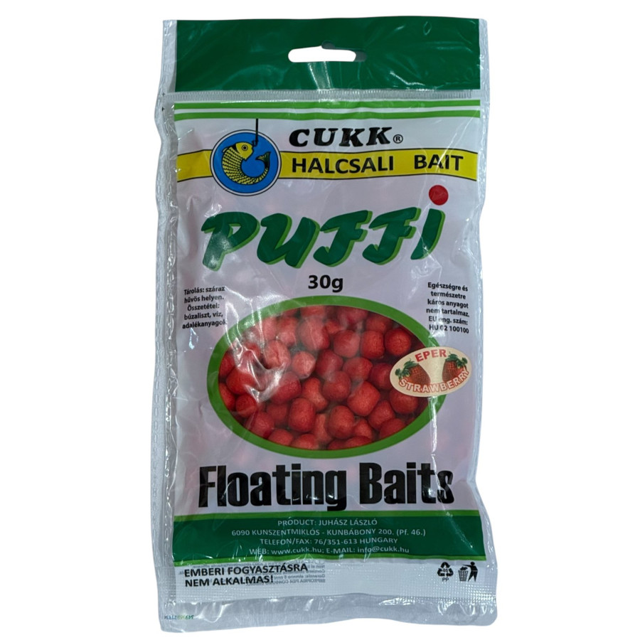 Повітряне тісто CUKK PUFFI ПОЛУНИЦЯ MIDI 30g