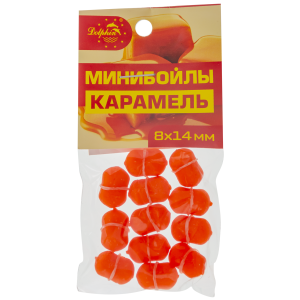 Мини-бойлы тонущие Dolphin 8X14mm "карамель" Мини-бойлы тонущие Dolphin 8X14mm "карамель"
