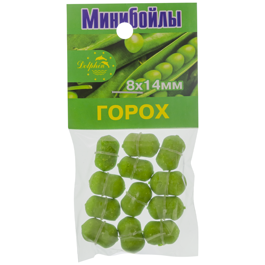 Міні-Бойли тонущі Dolphin 8X14mm "горох"