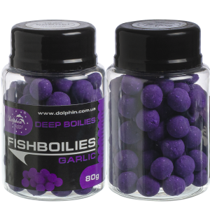 Бойлы тонущие Dolphin 10mm Чеснок 80g Бойлы тонущие Dolphin 10mm Чеснок 80g