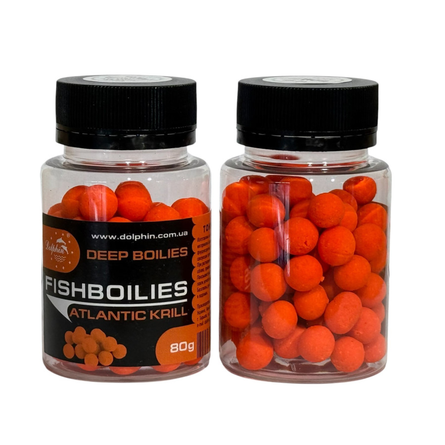 Бойли тонущі Dolphin 10mm Атлантичний криль 80g