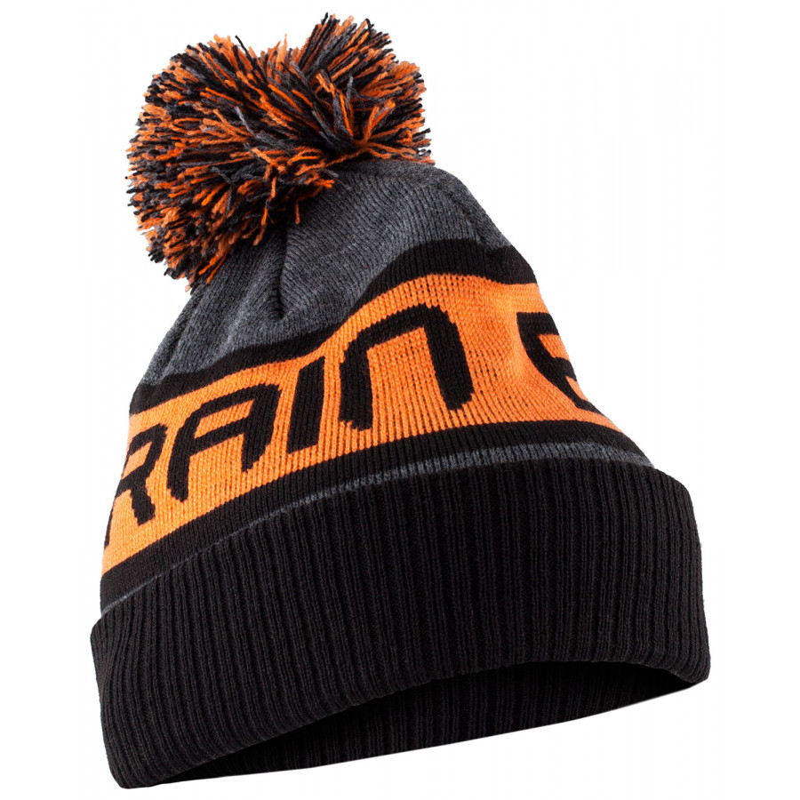 Шапка Brain Black / Grey / Orange ц: помаранчева