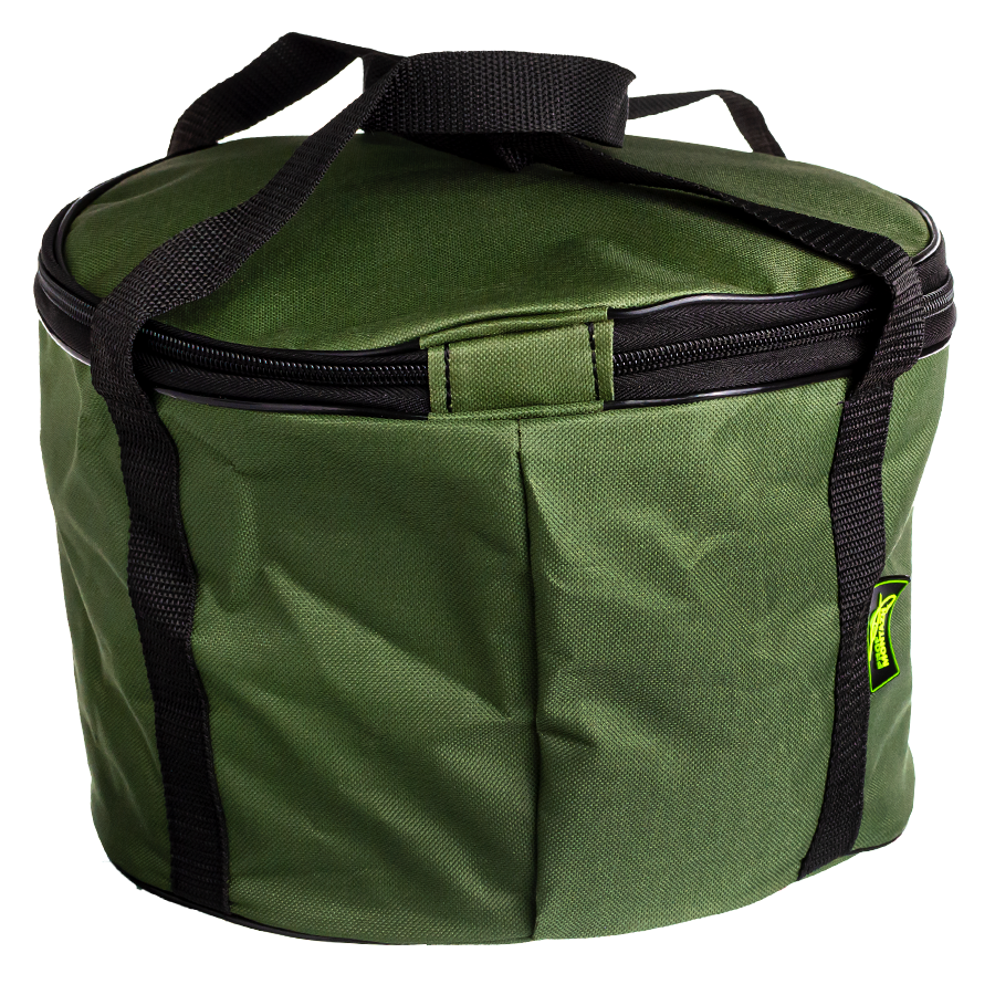 Сумка відро ПрофМонтаж для прикормки з кришкою 30х20см