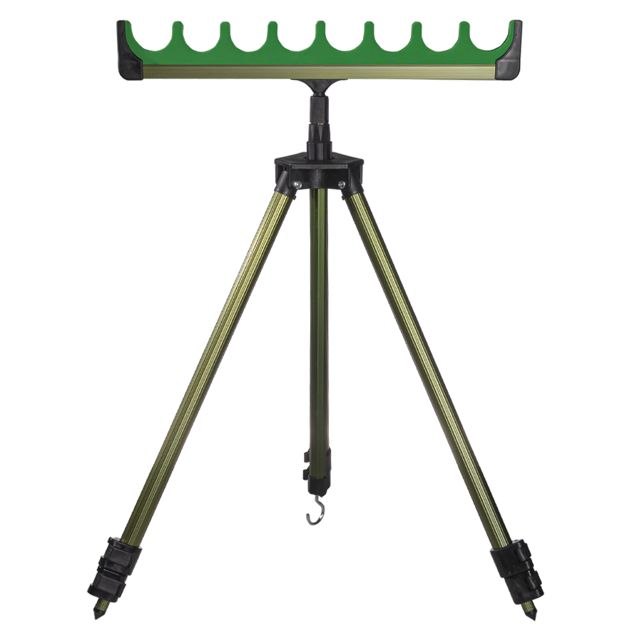 Підставка NEW фидерная тринога + гребінка 8 уд.1.20м. Підставка NEW фидерная тринога + гребінка 8 уд.1.20м.