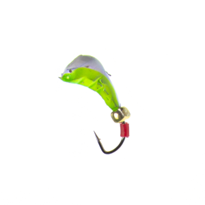 Мормышка литая "Уралка рифлёная" Green 0,4g (25шт\уп)